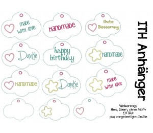 ITH - Tag Anhänger Wolke 